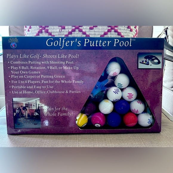 Club Champ Golfer's Putter Pool Game Set - Picture 1 of 4